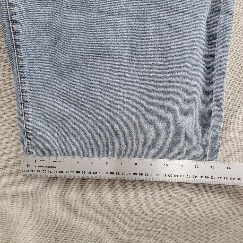 RSQ Baggy Wide Leg Jeans Relaxed Light Wash Low Rise NEW Womens 33 Denim - Picture 10 of 10